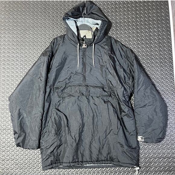 VINTAGE STARTER Pullover Jacket With Hood Mens Size XL